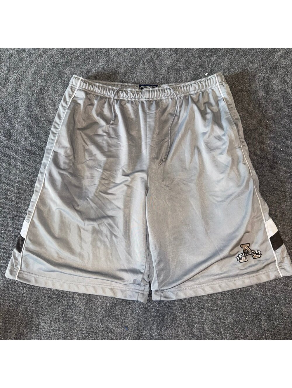 Aeropostale Baggy Gray Athletic Hoop Shorts Mens XL Vtg y2k 90s Rare